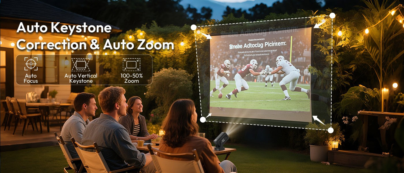 Projetor XGODY 4K 350ANSI Curta Distância Base com Alto-Falante Android Bluetooth WiFi Foco Automático Nativo 1080PHome Theater