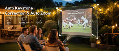 Projetor XGODY 4K 350ANSI Curta Distância Base com Alto-Falante Android Bluetooth WiFi Foco Automático Nativo 1080PHome Theater
