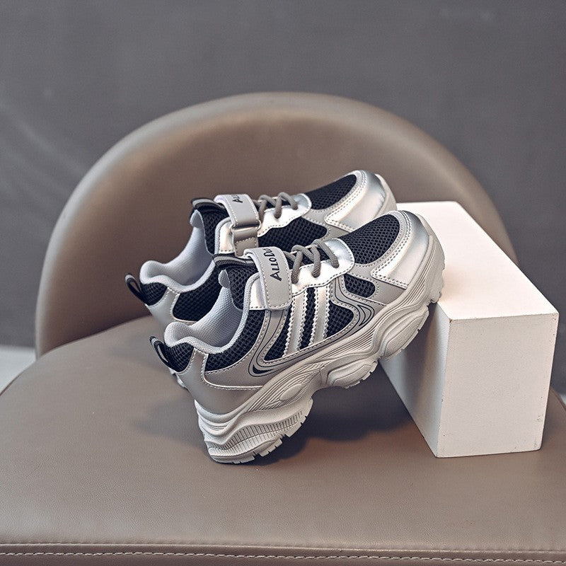 2025 Spring Autumn New Boys Kids Sport Shoes Girl Baby Toddler Mesh Breathable Casual Running Shoes Soft Soled Children Sneakers