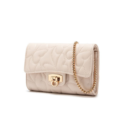 Women's Fashionable Casual Embroidered Butterfly Pattern Shoulder/crossbody Chain Small Square Bag, Mini Clutch