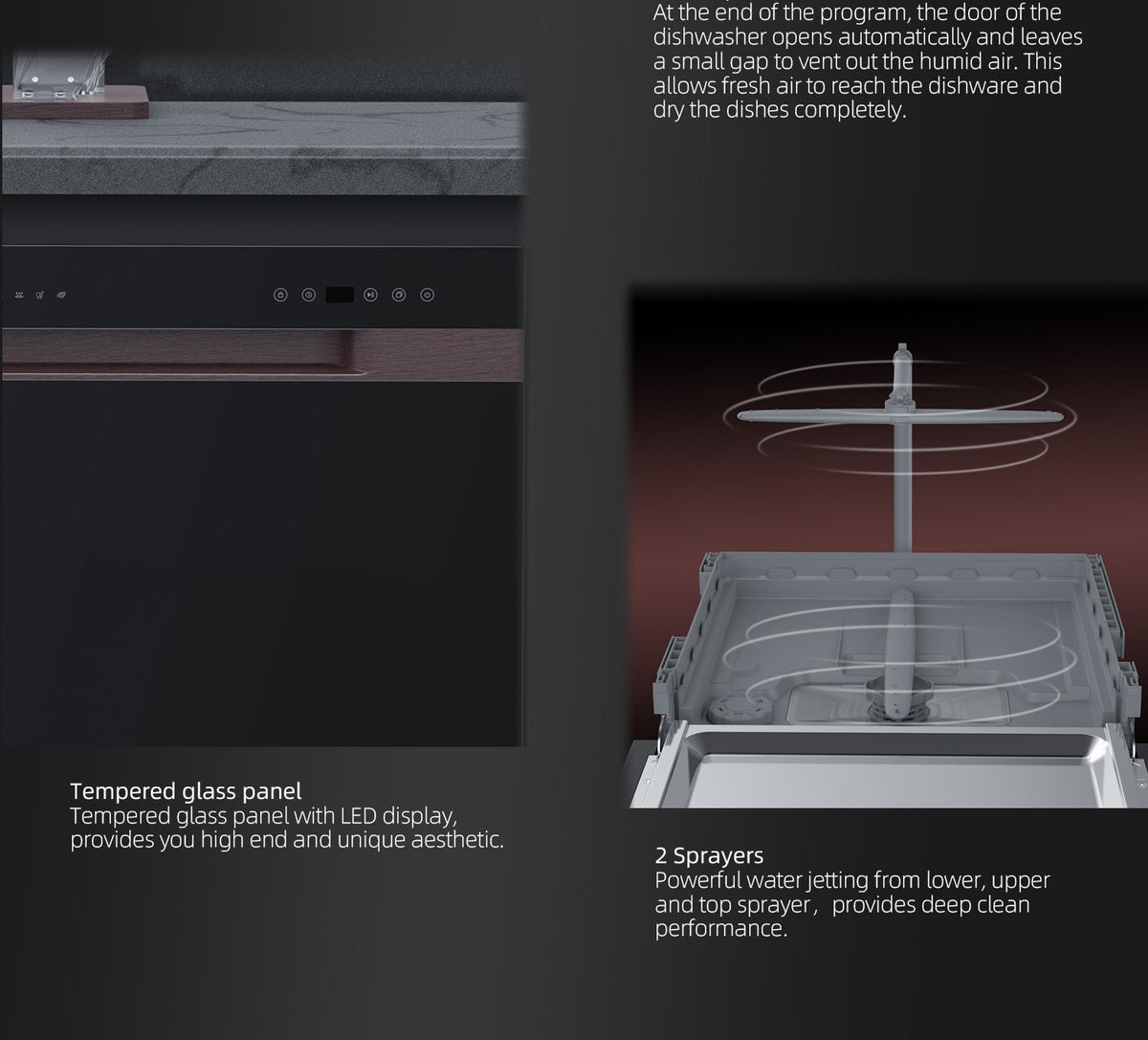New Design Dishwasher Ultrasonic Smart  Dishwasher