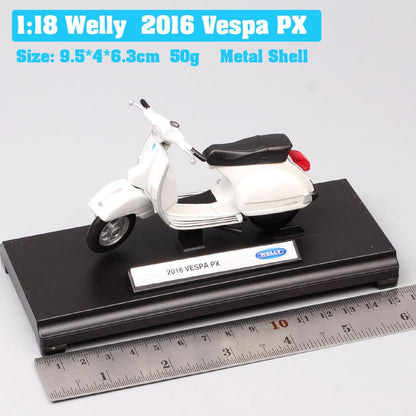 Maisto 1/18 Piaggio Vespa Scooter 98 PK 125 GTR P150X 300 MP5 Primavera GTS 125CC 150CC 946 Moto Miniatura de Brinquedo de Metal