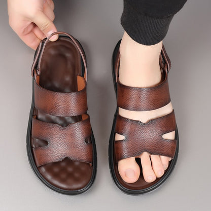 Soft Sole Outdoor Sport Slide Sandals Luxury Brand Male Slippers Men's Summer Comfortable Beach Sandals Non-Slip Walking Shoes