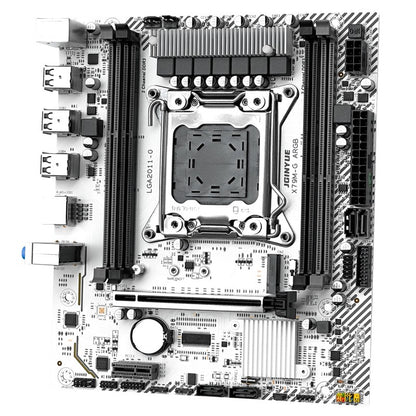 Placa-mãe JGINYUE X79M-G ARGB para CPU série E5 26XX V2 LGA2011 M-ATX DDR3 RAM interface TPM escritório doméstico loja jogar jogos