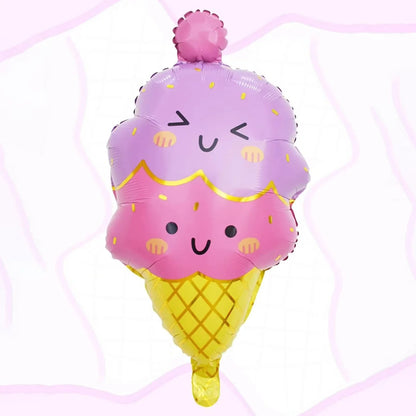 7pcs Candy & Ice Cream Theme Balloons Set pink balloons decoration party birthday balloons decoration party princess