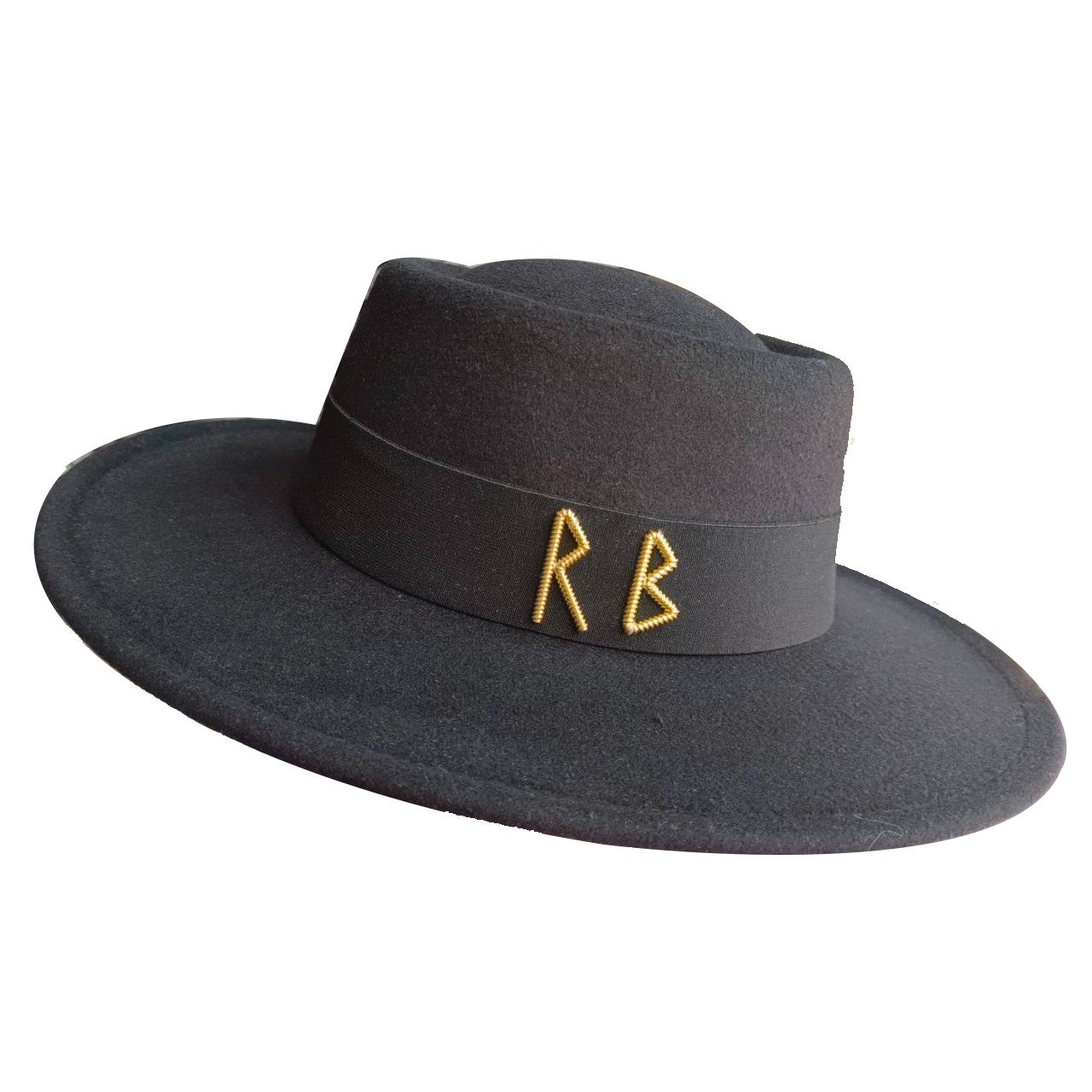 Fedora Chapéu de Copa Reta Chapéu de Outono/Inverno Chapéu RB Britânico Francês Chapéu de Copa Reta Chapéu Punk Jazz Chapéu de Aba Larga Gorras ??