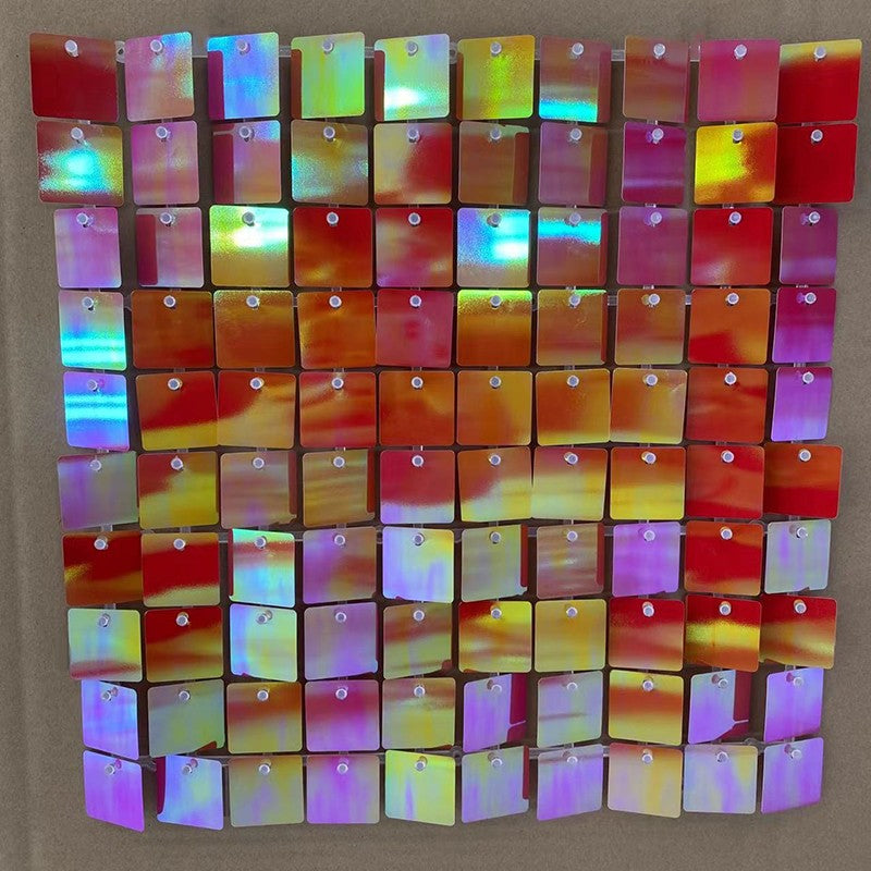 30Pcs/150x180cm Hot Shimmer Wall Panels Shaking Glitter with Wind Party Backdrop for Wedding Birthday Indoor Outdoor Sequin Wall