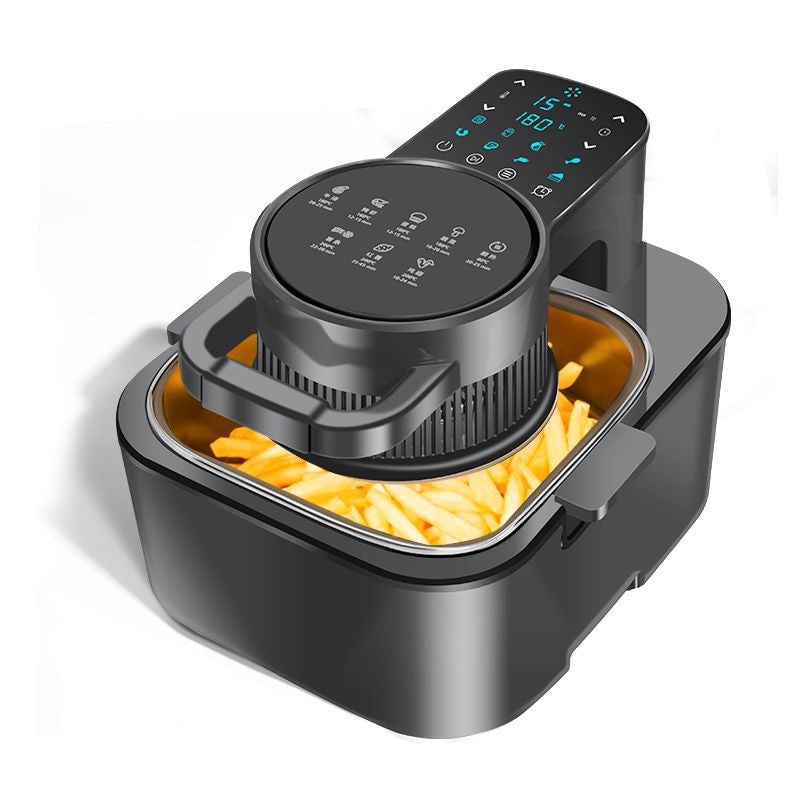 Large-capacity visual air fryer household new multi-function automatic intelligent oil-free oven integrated electric fryer