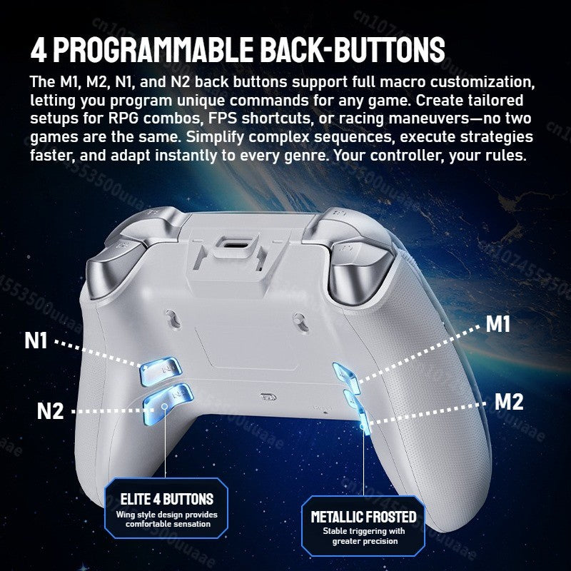 GUSGU G7 1.44-inch Smart Screen Wireless Controller 3 Modes for Switch PS4 IOS Android TV PC Tesla Gamepad, Same Product for X01