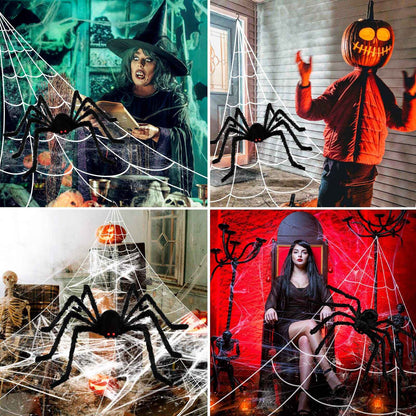 Spider Halloween Decoration Home Supplies Outdoor Yard/garden Decor Haunted House Spider Hallowen Day of The Dead Props Scream