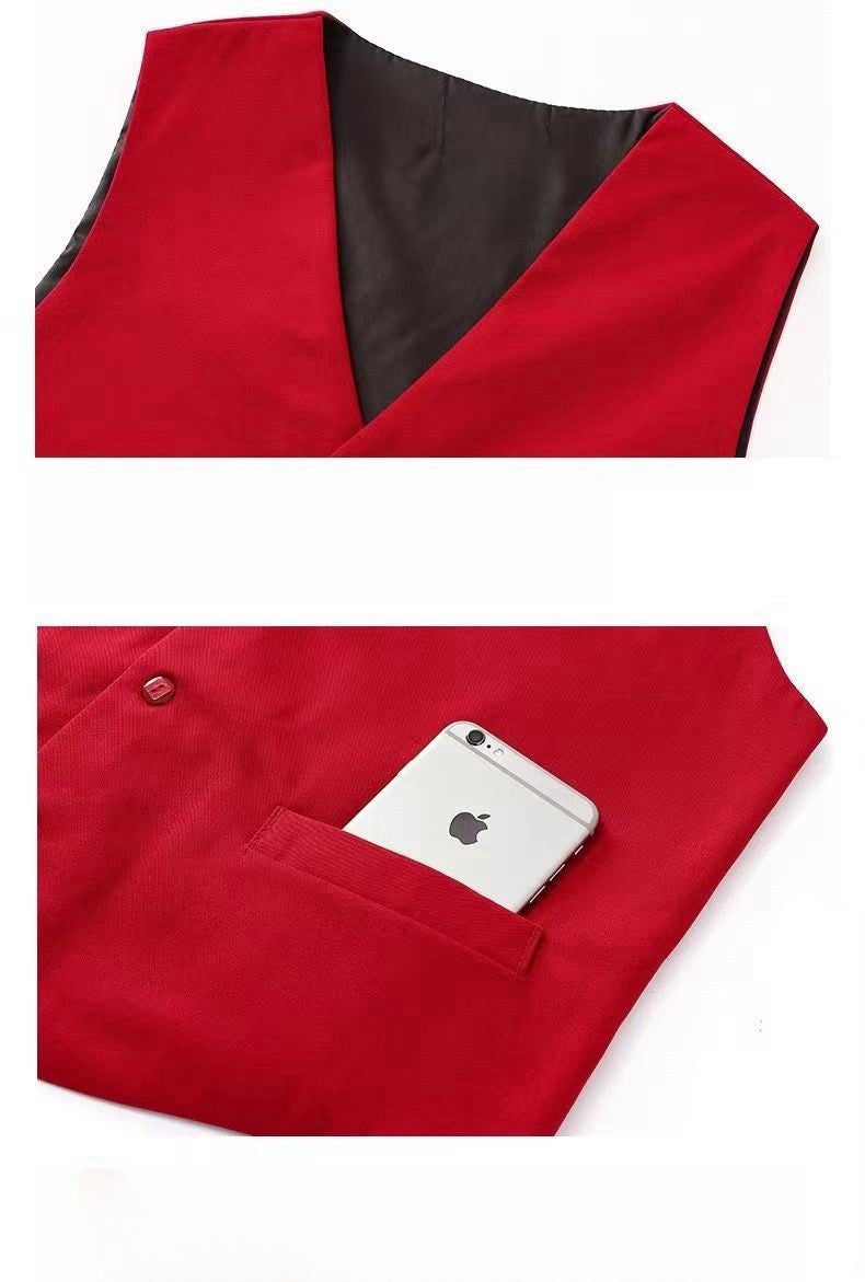 New Casual Chic In Office Lady's Plus Size Waistcoat Matching Elegant Lady's Vest V-Neck Sleeveless Tank Top Loose Coat Jacket