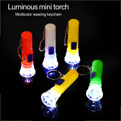 10-30Pcs Mini LED Flashlight Lamp Children Birthday Party Favors Goodie Bag Pinata Filler Toys Rewards Christmas New Year Gifts