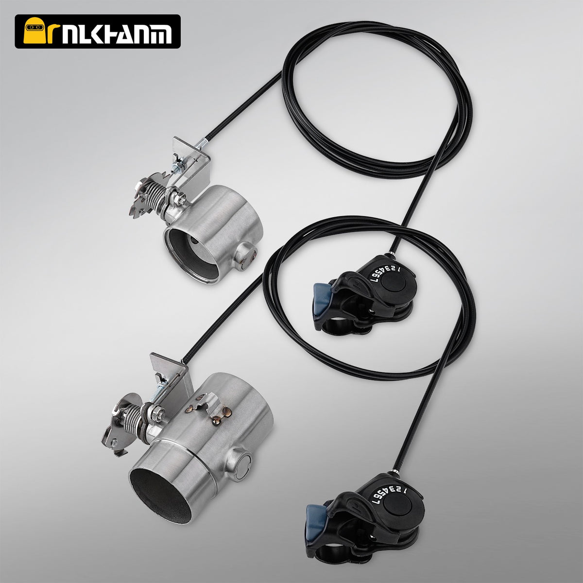Motorcycle Exhaust Pipe System Locomotive Sound Modified with Gear adjustment switch slip on 51mm the second generation