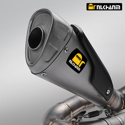 For Panigale V4 Streetfighter V4 V4S Motorcycle Exhaust Escape System Slip On Link Pipe Carbon fiber cover muffler 2018-2024