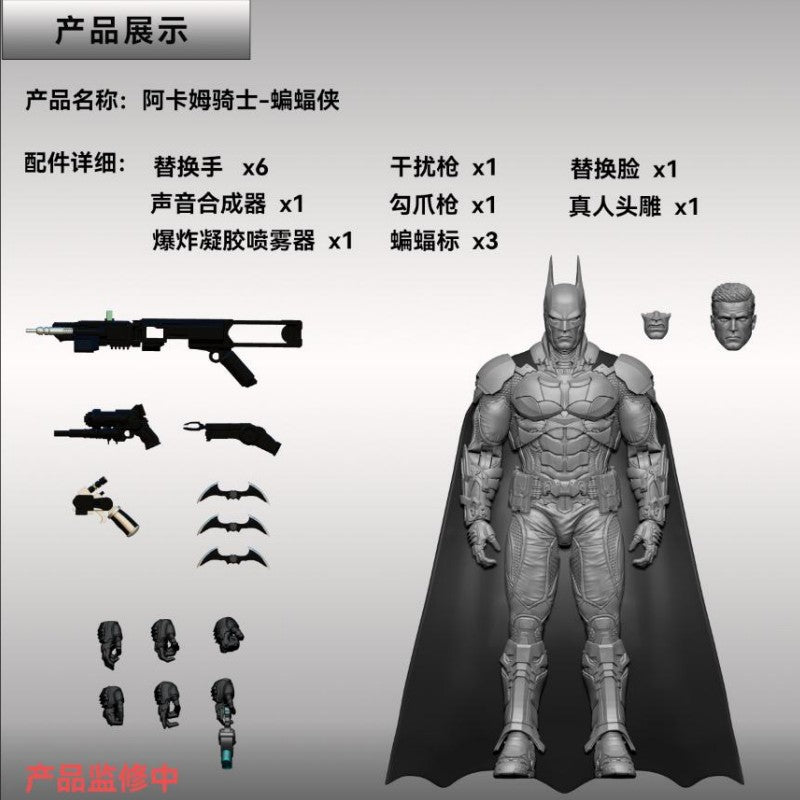 EM ESTOQUE LPZZ Deathstrok Figura U-P-Finegures Arkham Knight V8.04 Terno Bonecos de Ação Batman Estatueta 1/12 Coleção DC Brinquedo
