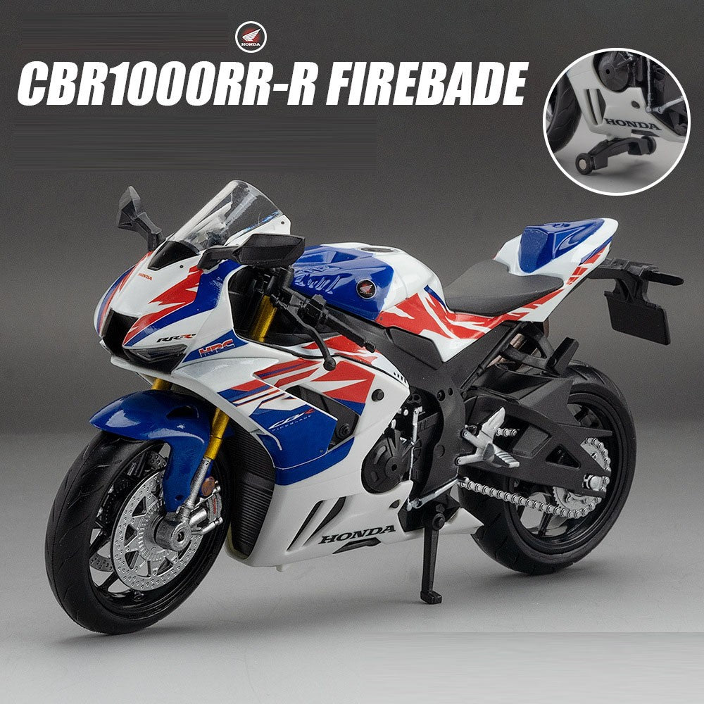 Escala 1:12 BMW S1000RR Honda CBR1000RR Liga Fundido Miniatura Motocicleta Carro Modelo Brinquedos Rodas Direcionáveis Veículos para Meninos Presentes