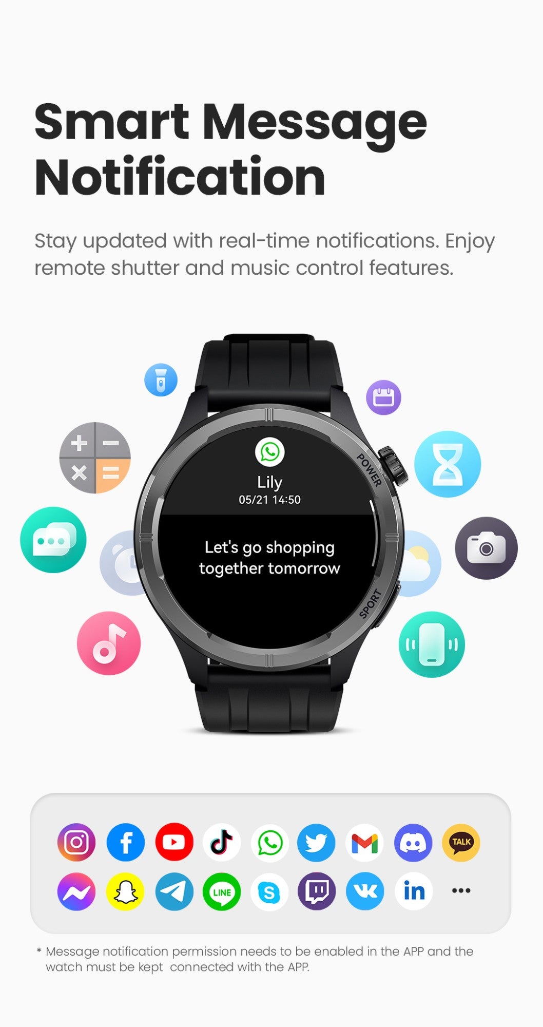 Smartwatch HAYLOU Solar Neo Tela HD de 1.53'' Monitoramento de Saúde 24H Chamada Bluetooth Smartwatch Masculino Feminino Relógios Esportivos Inteligentes