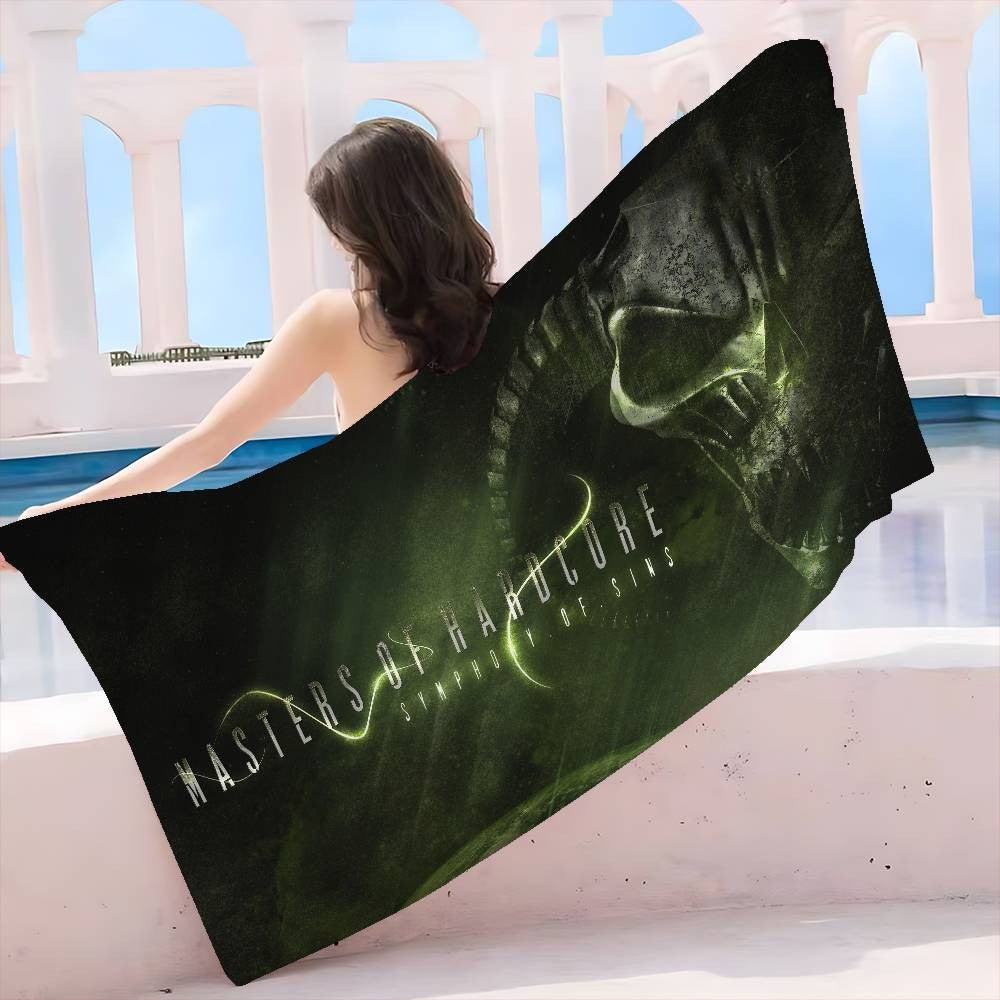 Masters Of Hardcores Microfiber Printed Beach Towel Mountain Climbing Yoga Beach Swimming Running Absorbent Soft Towel