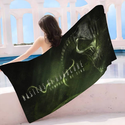 Masters Of Hardcores Microfiber Printed Beach Towel Mountain Climbing Yoga Beach Swimming Running Absorbent Soft Towel