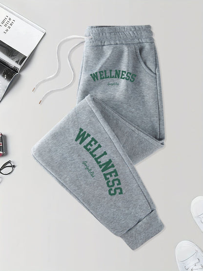 Wellness Sporty Or Rich Printed Mens Trousers Versatile Basic Britches Hip Hop Autumn Sportpants Warm High Street Sweatpants