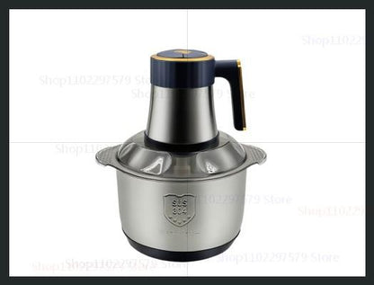 Liquidificador de aço inoxidável multifuncional para carne, frutas, vegetais, processador de alimentos, moedor de carne elétrico de cozinha com cinco velocidades