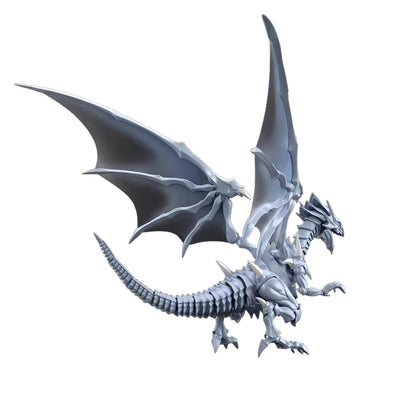 ?New-Hot?Yu-Gi-Oh Arrogant Dragon Blue-Eyes White Dragon  Assembly Model Figure Desktop Decoration Holiday Birthday Gift