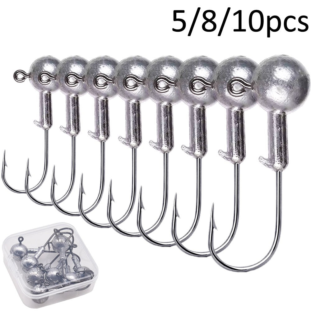 Embalagem Lurestiker Box 1g 2g 3g 4g 8g 10g 12g 14g 18g 20g 25g 28g anzol jig head para iscas soft lure e minhocas