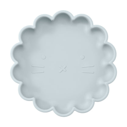 1PC Silicone Baby Dishes Cartoon Lion Shape Baby Plate BPA Free Baby Tableware Feeding Training Baby Stuff Non-Slip Lunch Box