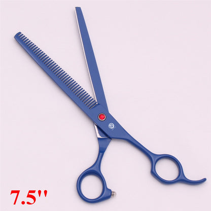 Tesoura Profissional para Tosa de Animais de Estimação de 7,5'' Tesoura de Desbaste em Espinha de Peixe Pinça Hemostática Conjunto Japão 440C Para Cães e Gatos Z3088