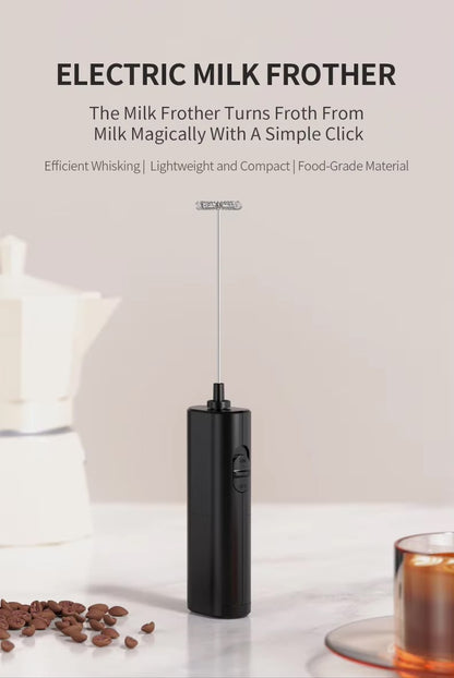 Kitchen Powerful Stirrer Milk Frother Handheld Foam Maker for Lattes Whisk Drink Mixer Coffee Electric Rechargable Egg Beater