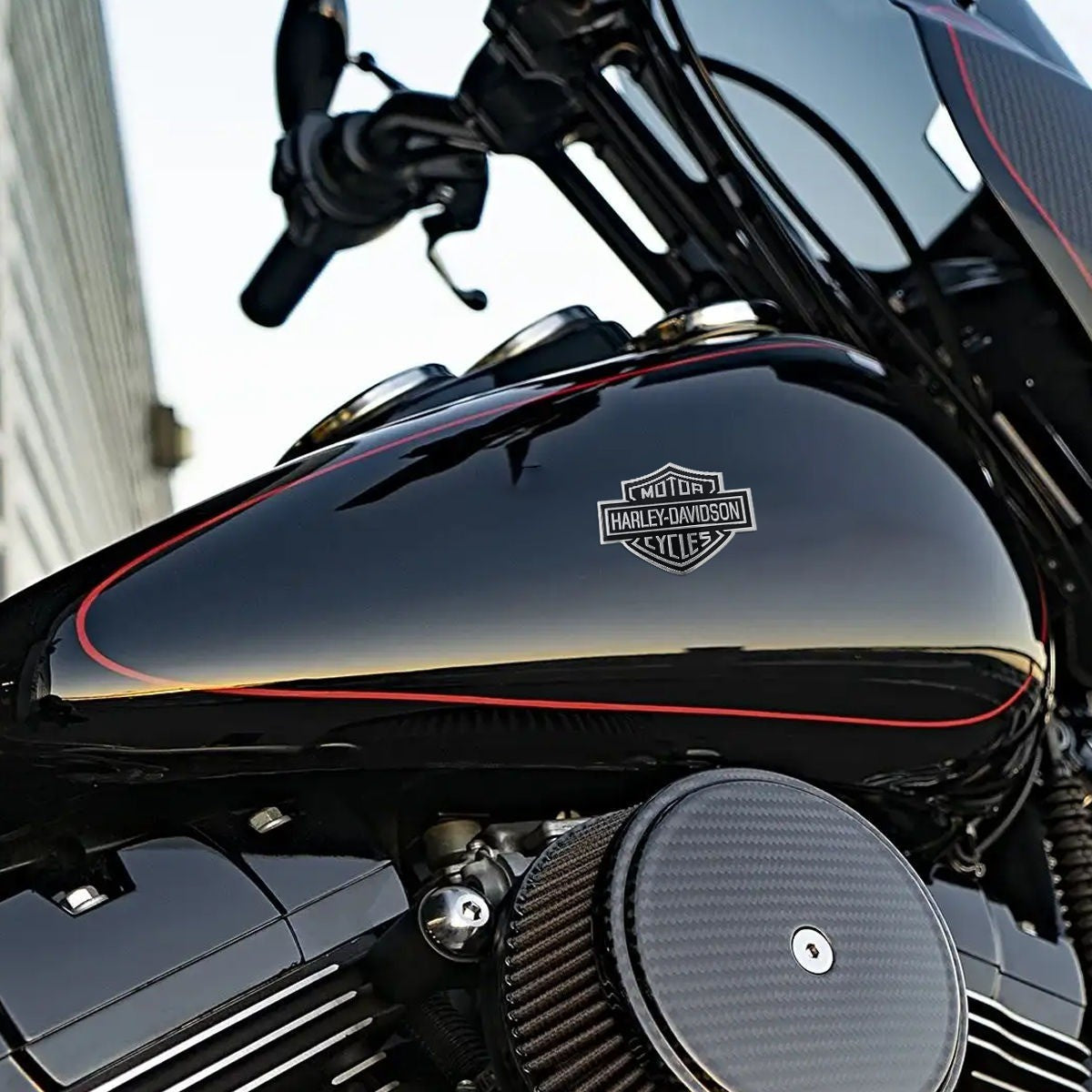 Para Harley Davidson Logotipo Decorativo de Metal Moto Adesivo Personalizado Modificado 3D Estéreo Adesivos de Carro Acessórios de Emblema