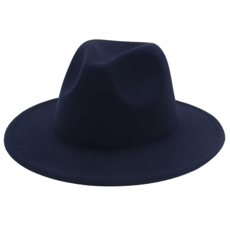 Women Fedora Hat Autumn Winter Luxury Men Top Hats Trendy Formal Wedding Decorate Black Green White Panama Cap Fedoras Gorras