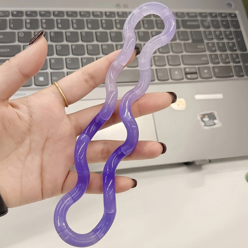 Rotating Twisting Fidget Toys Deformable Rope Educational Tangle Rope Stress Relief Sensory Toy Thinking Training Gifts ?? ????