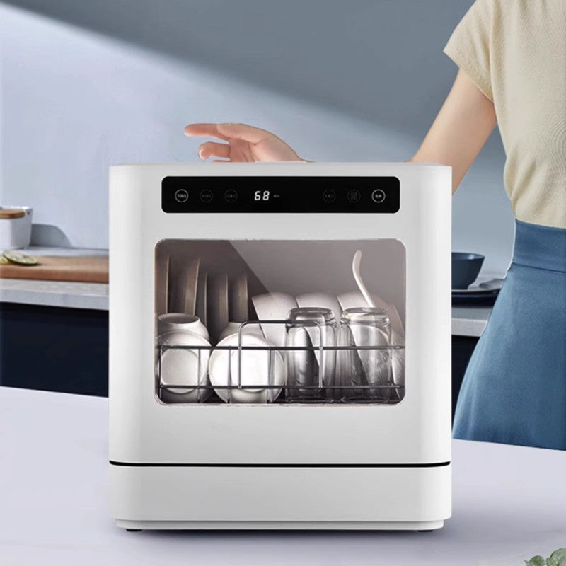 Desktop dishwasher, household fully automatic disinfection, drying sink, energy-saving, water-saving, strong cleaning