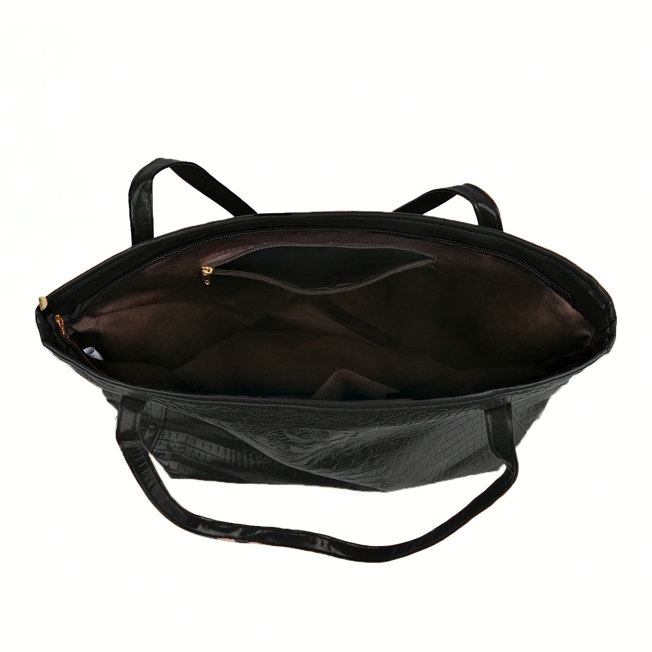 Stylish Women's Tote Bag, Retro Crocodile Pattern Handbag Shoulder Bag, Suitable for Shopping, Dating, Outings, Work Commuting