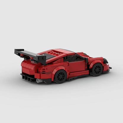 MOC Carro Esportivo de Corrida Veículo Cidade Speed Racer Modelo Técnico Blocos de Construção Tijolos Supercarro F1 Brinquedos Infantis Presentes para Meninos NSX