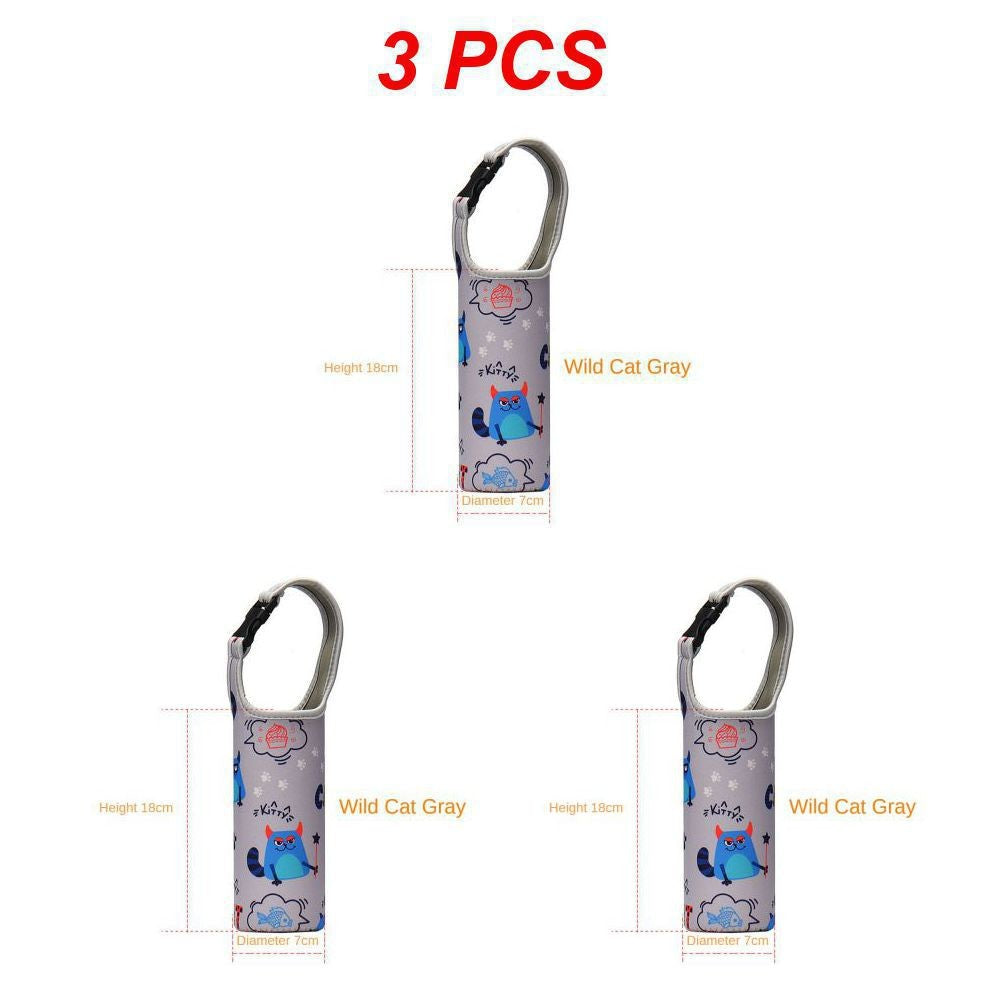 Baby Bottle Cover Portable Water Bottle Case Sleeve Sports Insulation Water Bottle Covers Pouch With Strap Holder Bottle Bag