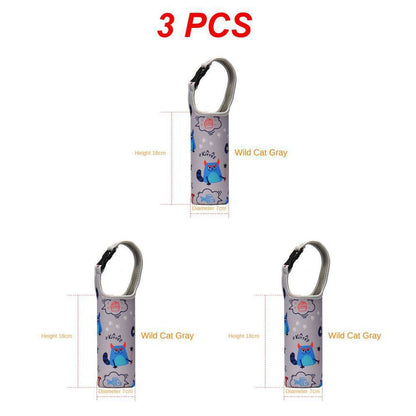 Baby Bottle Cover Portable Water Bottle Case Sleeve Sports Insulation Water Bottle Covers Pouch With Strap Holder Bottle Bag