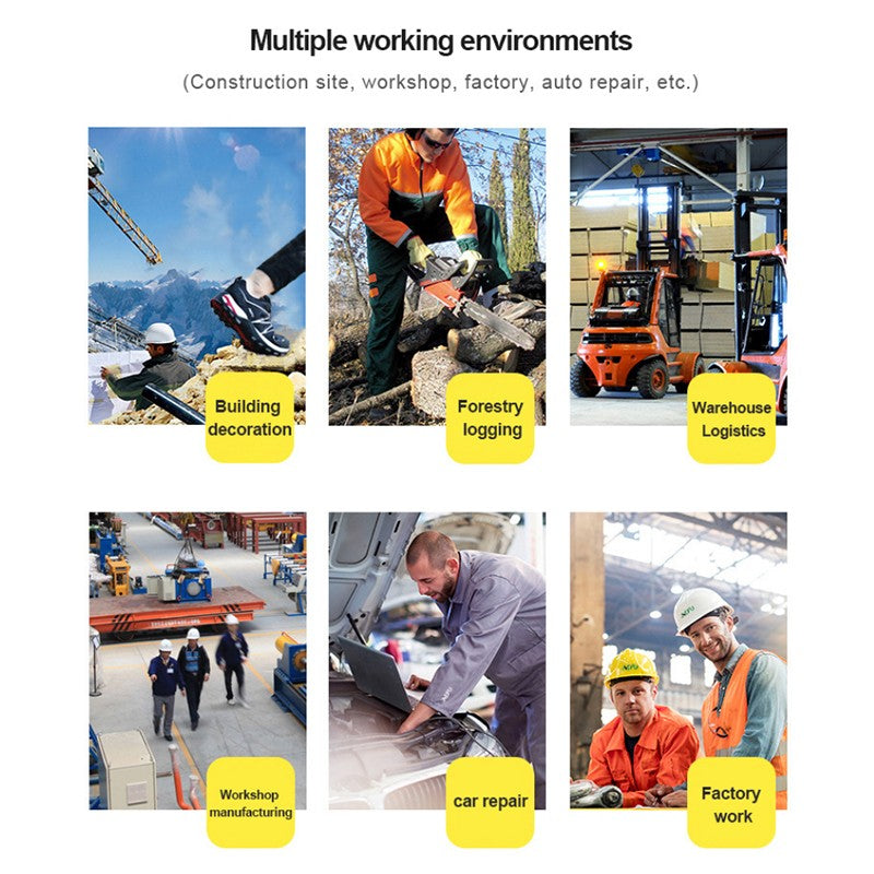 Sapatos de Segurança Impermeáveis Masculinos com Biqueira de Aço Botas de Couro Calçado Masculino Sapatos de Trabalho Indestrutíveis para Construção Marrom