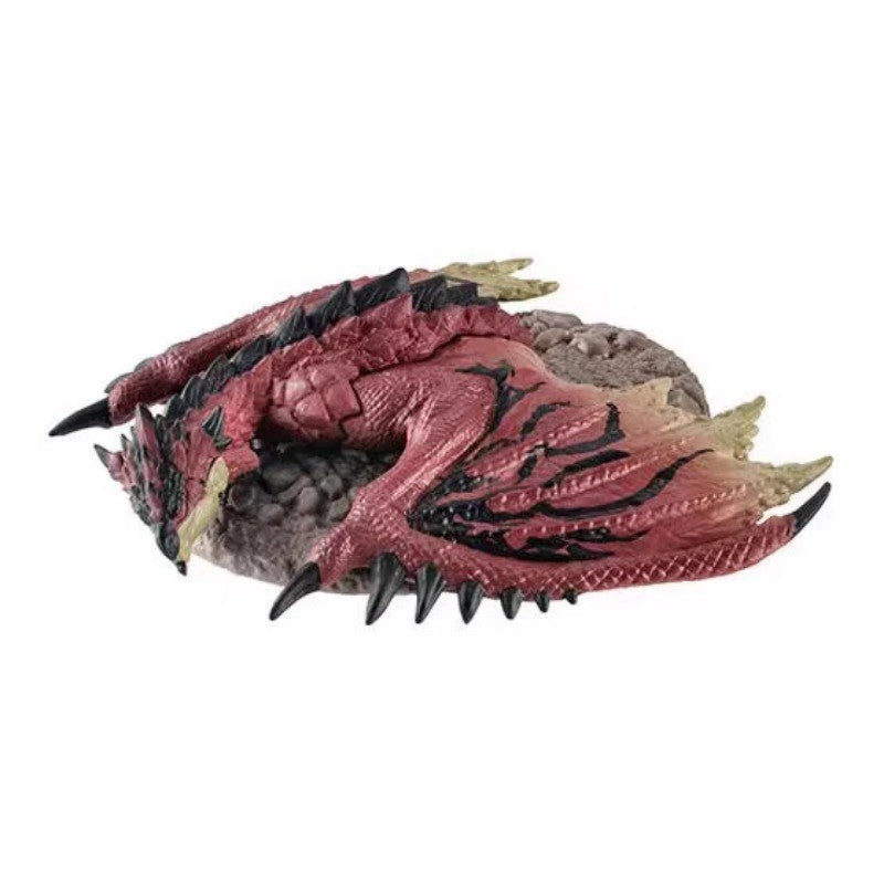Brinquedos Gashapon Originais Bandai Monster Hunter Capture Team 2 Anime Bonecos Rathalos Gore Magala Tigrex Decoração de Modelo Presentes