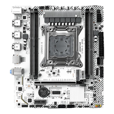 Placa-mãe JGINYUE X79M-G ARGB para CPU série E5 26XX V2 LGA2011 M-ATX DDR3 RAM interface TPM escritório doméstico loja jogar jogos