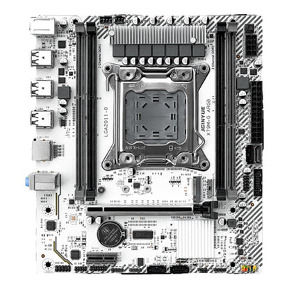Placa-mãe JGINYUE X79M-G ARGB para CPU série E5 26XX V2 LGA2011 M-ATX DDR3 RAM interface TPM escritório doméstico loja jogar jogos