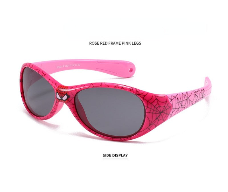 Marvel Spiderman Sunglasses Avengers Figure Cartoon Fashion Sunglasses Kids Cute Goggle Plastic Toys Boys Girls Birthday Gifts