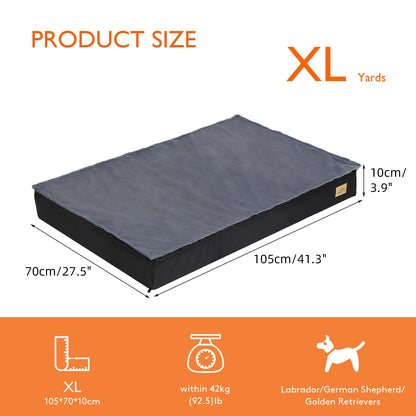 Camas laváveis para cães grandes Confortável Cama ortopédica para cães de espuma Travesseiro para animais de estimação Cama para cães de canil