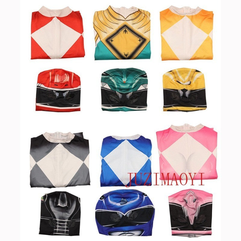 Adult Samurai Sentai Shinkenger Rangers Costume Adult  Superhero Cosplay Halloween Birthday Party Jumpsuit Zentai Suit