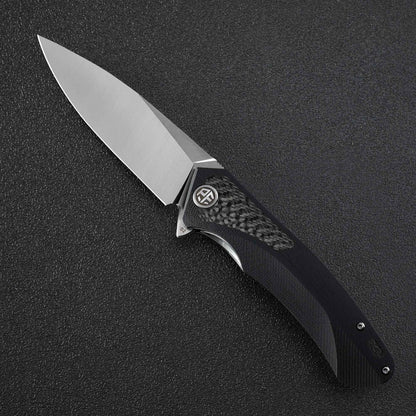 Petrified Fish PF838 Folding Knife Jackknife D2 Steel Outdoor Camping Hunting Hiking EDC Tool Ball Bearing G10 Handle Knives