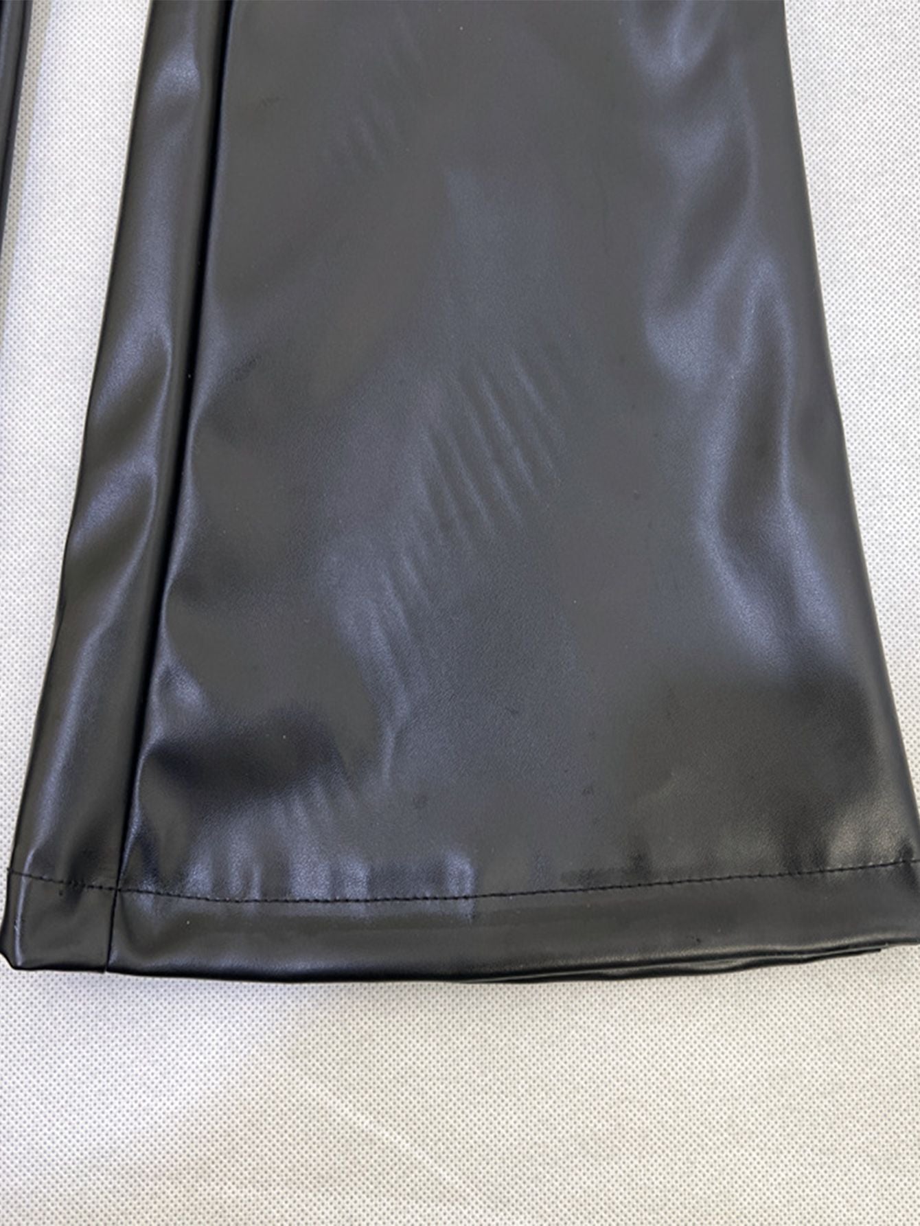 Sexy vintage black leather pants women new High Waist y2k Leather Club party streetwear pants fashion Slim harajuku PU trousers