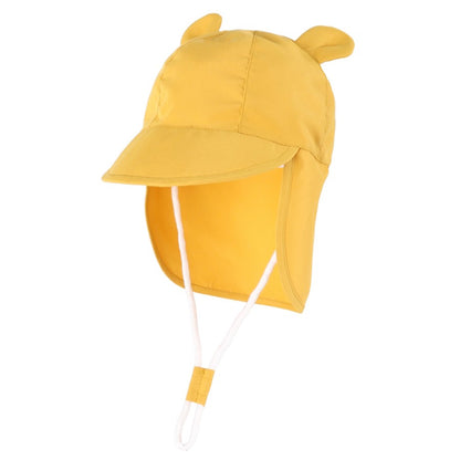 Chapéus de Sol Ajustáveis para Bebês com Proteção de Nuca - Chapéu Infantil Perfeito para Natação e Brincadeiras para Meninas e Meninos