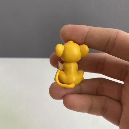 Disney The Lion King Kawaii 3.5cm Simba Action Figure Toy Cute Lion Simba  Finger Toy Birthday Gifts for Kids
