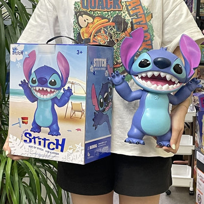 Hot Disney Lilo & Stitch Stitch Large Size Figurine Model Trendy Play Toy Desktop Home Room Decoration Ornament Collectible Gift